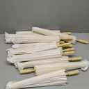 Aodaer 12 Pack 33 Inches Paper Umbrellas for Wedding Chinese Japanese Parasol Paper Decorative Oiled Umbrella DIY Painting Crafts for Bridal Party Decor Photography Props, White