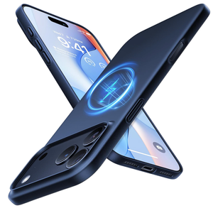 TORRAS Magnetic SlimFit for iPhone 17 PRO MAX Case, UltraThin 17 ProMax Phone Case Compatible with MagSafe, Light AntiScratch Matte Hard PC Bayer 6.9 inch OriginFit, Deep Blue