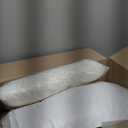 HOMELAB Adjustable Shredded Memory Foam Pillow Queen Size, Cooling Bed Pillow for Sleeping with Removable Cover, Medium Pillow for Side Stomach & Back Sleepers, 1 Pack 20"x28" (White)