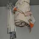 Sumbababy Large Teepee Tent for Kids: with Star Lights & Flags - Tent for Kids Indoor Kids Teepee for Boys & Girls - Playhouse Inside Canopy Bed for Playroom Gift Toys (Cream)