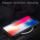 LED Light CompatibleiPhone 14 Case Colorful Glowing Tempered Glass Back Cover Bumper Shockprooffor Cool Women and Trendy MenProtective LensCall Music FlashSend Tempered Film (Wolf)