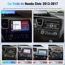 Naifay Android Car Radio for Honda Civic (Non-J.B.L Version) 2013 2014 2015 2016 2017 Stereo with CarPlay Android Auto, 9inch Touch Screen for Civic Car Stereo Bluetooth GPS WiFi SWC+MIC Can Bus
