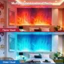 Wave Wall Light, 30W Smart RGBW Water Ripple Projector for Wall Decor – WiFi/App/Voice Controlled LED Wave Light, Color Changing Dimmable Wall Wash Lamp with Music Sync, Timer, 16M Colors