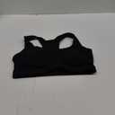 RUNNING GIRL High Impact Sports Bras for Women,Racerback Running Bra Workout Crop Tank Tops Longline Sports Bra Push up (Medium, Z-black)
