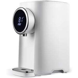 OCTAVO Water Boiler & Warmer 5 Liter, 304 Stainless Steel Water Tank, 700 Watt 6 Adjustable Water Temperature, LCD Touch Control Screen, Child Lock with Water Shortage Indicator