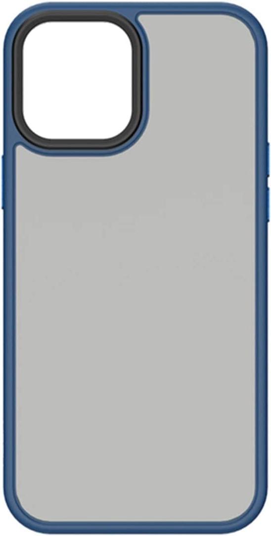 Case Compatible with iPhone 12 Compatible with iPhone 12 Pro, Slim Thin Cover, Translucent Frosted Case, 360 Full Body Protection Shockproof Protective Phone Case (Color Blue)