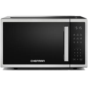 Chefman Countertop Microwave, 0.9 Cu Ft, 900W, Stainless Steel