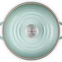 Le Creuset Enamel on Steel Traditional Stockpot, 8 qt., Sea Salt with Stainless Steel Knob