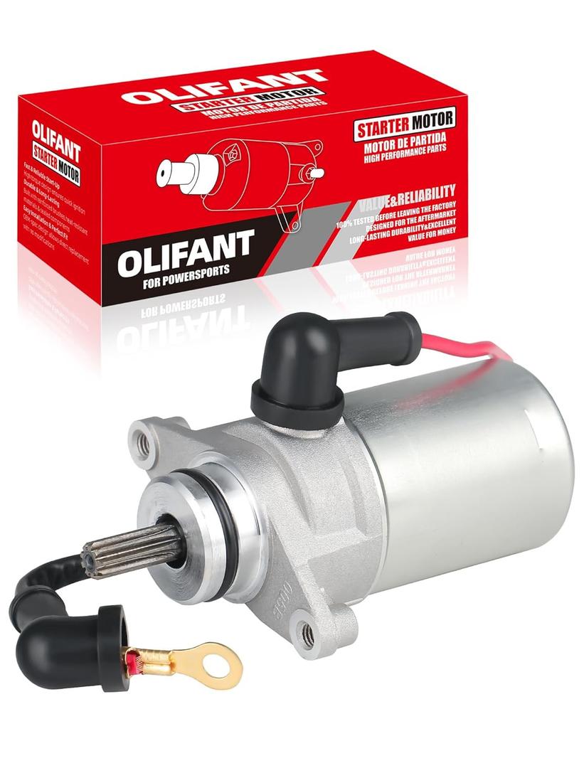 Starter for Yamaha Raptor 50 YFM50 YFM50R 04-08/Raptor 80 YFM80 YFM80R YFM80W 02-08/Grizzly 80 YFM80 05-08/Champ 100 YFM100 87-91/Badger 80 YFM80 85-01 55X-81800-51-00 55X-81800-50-00 65X-81880-50-00