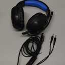 Gaming Headset with Microphone for Pc, Xbox One Series X/s, Ps4, Ps5, Switch, Stereo Wired Noise Cancelling Over-Ear Headphones with Mic, RGB, for Computer, Laptop, Mac, Nintendo (Blue)