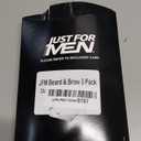 Just for Men 1-Day Beard & Brow Color, Temporary Color for Beard and Eyebrows, For a Fuller, Well-Defined Look, Up to 30 Applications, Darkest Brown/Black, Ships in Eco-Friendly Packaging (Pack of 3)