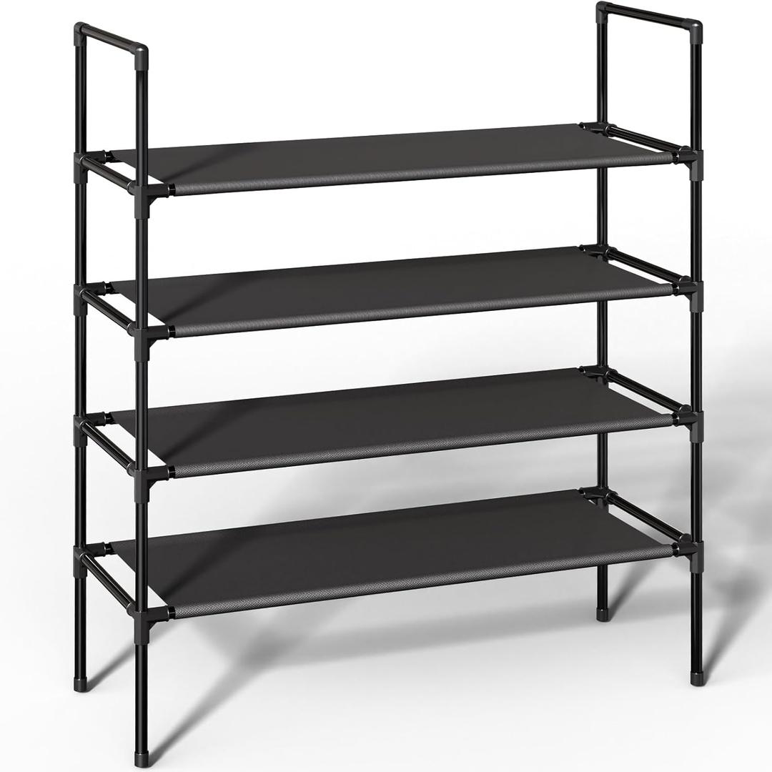 Sakugi Shoe Rack for Closet, Sturdy and Long-Lasting Shoe Shelf, Shoe Rack for Entryway, Personalized DIY Shoe Organizer, Shoe Rack Organizer for Space-Saving G *8 H *12