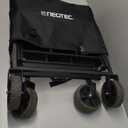 NEOTEC Collapsible-Folding-Wagon - Wagon Cart Heavy Duty Foldable Outdoor Utility with Silent Universal Wheels, Adjustable Handle for Camping