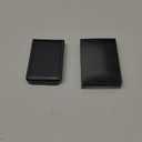 Outus 2 Pieces Business Card Holder, PU Leather Business Card Case Pocket Wallet with Magnetic Shut for Christmas Gift Men Women(Black, Classic)