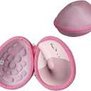 Adada Hard Travel Case for Logitech Lift Vertical Ergonomic Mouse (Pink)