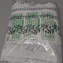 BGment Boho Curtains for Bedroom - Bohemain Grey Semi Sheer Curtains 63 Inch Length Light Filtering Grommet Window Drapes for Farmhouse Living Room, Each 52 Inch Wide, 2 Panels Set