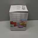 FUTEI Valentine's Day Red Throw Pillow Covers Set of 2, 26x26 Inch Soft Faux Rabbit Fur Striped Texture Euro Pillow Shams, Modern Decorative Couch Pillows for Living Room Bed