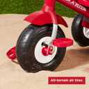 Radio Flyer Ultimate All-Terrain Stroll 'N Trike, Ages 1-5, Convertible 4-in-1 Tricycle, All-Terrain Tires, Parent Push Handle, UV Canopy, Accessories, Safety Harness, Stroller Tricycle for Toddlers