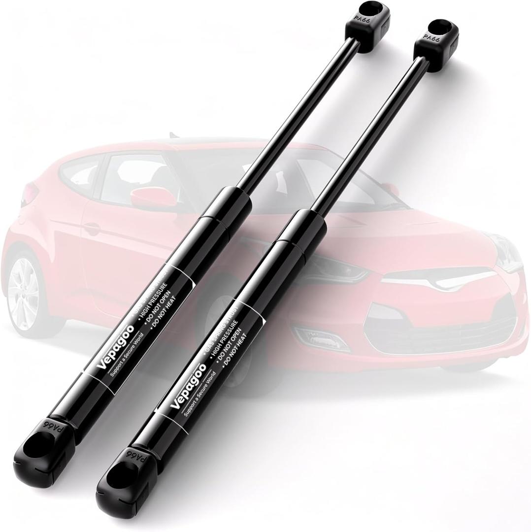 Vepagoo PM3485 Rear Trunk Hatchback Struts Compatible with 2012-2017 Hyundai Veloster Shocks Liftgate Supports (3-Door Hatch-with or Without Rear Wiper), Replace 998315, SG367029