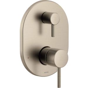 Moen Align Brushed Nickel M-CORE 3-Series 2-Handle Shower Faucet Trim, Valve Required, UT3290BN