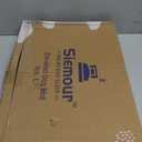 50" Lx32 Wx8 H Cooling Elevated Dog Bed for Large Dogs with Non-Slip Floor Protectors & Breathable Mesh, Raised Indoor & Outdoor Dog Cot Pet Hammock, Grey