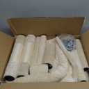 Heybly Cat Tree with Toy, Cat Tower Condo for Indoor Cats, Cat House with Padded Plush Perch, Cozy Hammock and Sisal Scratching Posts, Beige HCT004SM (43.3 inch)