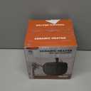 Portable Small Ceramic Space Heater w/Thermostat, 1200W Indoor Electric Space Heater Fan with Overheat & Tip-Over Protection, Heat Up 200 Square Feet for Office Room Dorm Desk