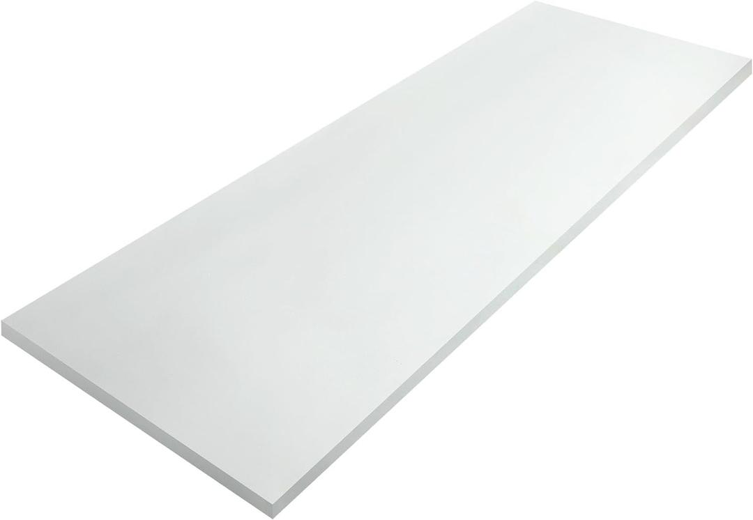 Amylove Polyurethane Foam 24" x 72" High Density Cushion Upholstery Foam Sheet for Seat Replacement DIY Projects Chairs Headboards Sofas Home (1" x 24" x 72",White)