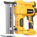 Cordless 2" Brad Nailer Compatible with Dewalt 20V Battery (No Battery), 2-in-1 Electric Nail /Staple, 18 Gauge Nail Gun Battery Powered with 1000 Nails for Wood Carpentry, 7.2LB