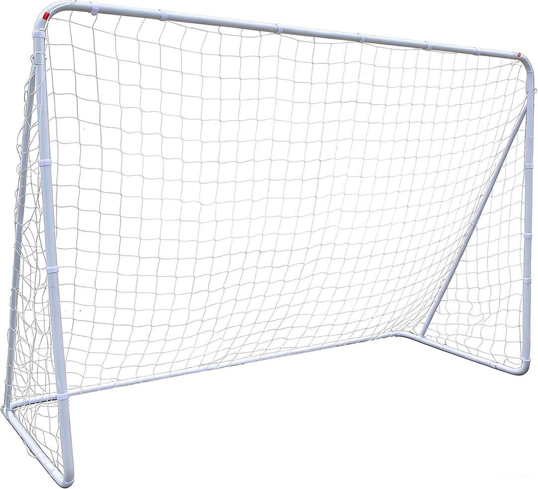10x6.5 ft Soccer Goal for Backyard Portable Combination Soccer Goals Steel Frame Football Goal with All Weather Net for Youth Adults Practice Training