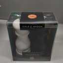 Cole & Mason Southwold Classic Salt & Pepper Mill Gift Set - Salt and Pepper Grinders with a Matte Finish - Adjustable & Refillable Mills - Hand Wash Kitchen Tool - Black/White