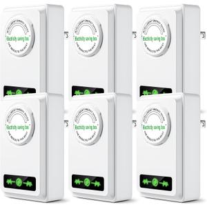 Power Saver Pro, Pro Energy Power Saver Pro X Energy Saving Device Energy Savers Plug in Electricity Saving Box Reduces Energy Costs Stabilize Voltage, 4 Pack