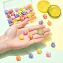 DanLingJewelry 40Pcs Resin Fruit Thme Cabochons UV Plating Iridescent Imitation Food Flatback Charms for DIY Scrapbooking Embellishment Crafts