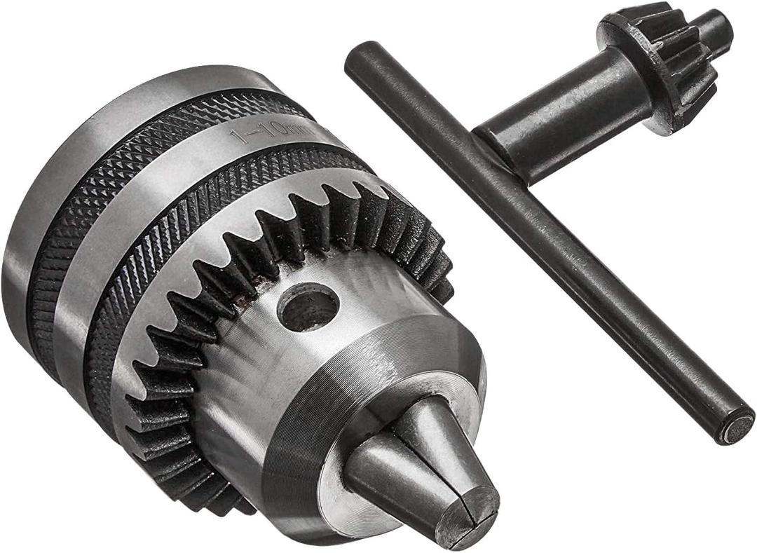 HFS(R) Drill Chuck with Key JT3 Taper Mount 3-Jaw for Lathes Drilling Machine 1/32"-5/8"(1-16mm)