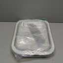 chuyouan Collapsible Kitten Litter Box, 17.7 x 13.4 x 5 inch Open Cat Potty Pan with Scoop Foldable Shallow Cat Toilet Anti-Splashing Low Entrance Travel Litter Box with Falling Sand Pedal Grey