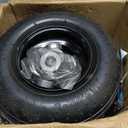 (2-Pack) 11x4.00-5 Lawn Mower Tires, 11x4.00-5 Tire and Wheel Assembly Universal Lawn Mower/Yard Tractor Turf Tires 4 Ply - 3.4 Centered Hub with 3/4 Bushing
