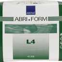 Abena Abri-Form Comfort Plastic-Backed Briefs, Level 4, (Medium To Large Sizes) Large, 36 Count