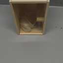 kathson Parakeet Nesting Box Transparent Bird House Bird Nest Box for Cage Parrot Nesting Boxes Wooden Breeding Box for Cockatiel Lovebirds Budgie Finch Canary(M) ([L:8.9 x 5.9 x 5.9 lnches])