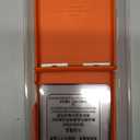 Case for Motorola Razr 2024/2025 - with Built-in External Screen Protector & Hinge Protection, Slim Cover + PU Leather Back Protective Phone Case for Moto Razr 2024 / Razr 2025 - Orange