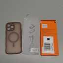 TAURI Magnetic for iPhone 16 Pro Max Case, Cute Wavy Design [Full Camera Protection] [Compatible with Magsafe] Anti-Slip Translucent Matte Case for iPhone 16 Pro Max for Women Girls, Desert Brown