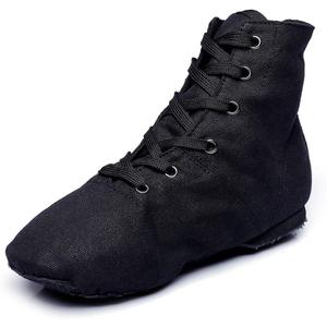 MSMAX Jazz Boot Shoes Women Character Shoes for Woman Ankle Boots for Men (7.5, 39 Black)