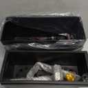 LaLaGreen Wall Planters for Outdoor (2 Pack, 14 Inch) Black Self Watering System Hanging Plant Box Flower Pot, Rectangular Wall Mount Indoor Vertical Living Garden Decoration Window Sill Herb Trendy