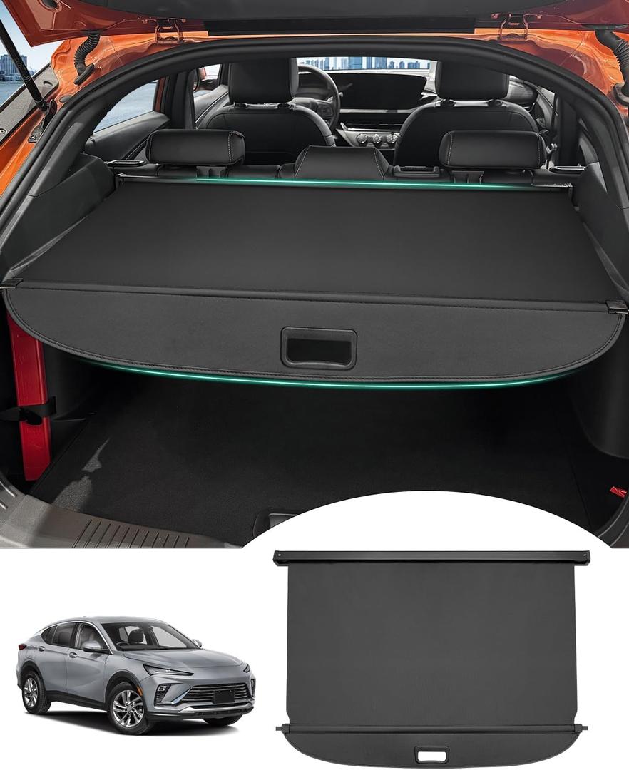 Powerty Cargo Cover for 2024 Buick Envista Accessories Trunk Cover Luggage Cover Retractable Trunk Shielding Shade Cargo Powerty Cargo Cover for 2024 Buick Envista Accessories Trunk Cover Luggage Cover Retractable Trunk Shielding Shade Cargo