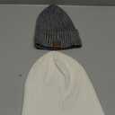 Nertpow Mens Beanie Hats 2 Pack, Winter Hats for Men Women Warm Thermal Fleece Lined, Thick Knit Fashion Skull Cap for Guys