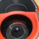 O-Cedar EasyWring Microfiber Spin Mop, Bucket Floor Cleaning System, Red, Gray, Standard