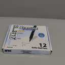 Inc. R2 Rollerball Pens - 0.7 mm Medium-Point Pen Set With Comfort Grip for School, Office, Writing, and Journaling, 12 Pack, Black Ink