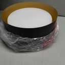 2-Pack Flush Mount Ceiling Lights, 25W LED Ceiling Light Fixtures 300W Equivalent 2600LM 5CCT Adjustable Modern Black and Gold Flush Mount Dimmable Ceiling Lamps for Bathroom Hallway Bedroom