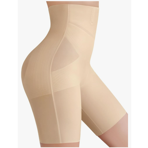 Djpoaug Tummy Control Shapewear for Women, High Waisted Body Shaper Shorts Butt Lifting Shapewear Panties Under Dress / Size Large
