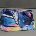 Kids Hooded Beach Towels Wrap for 4-12 Years,Cute Astronaut Theme Boys Swim Cover Up for Bathroom27"x33" Quick Dry Blue Bath Towel Poncho,Perfect for Travel Vacation,Pool Party,Swimming (W27"xH33")