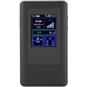 5G WiFi6 LTE Mobile Hotspot, 5G Router with Sim Card Slot, International Coverage Modem, Portable Internet Devices for Travel, 16 Users, for Android 11